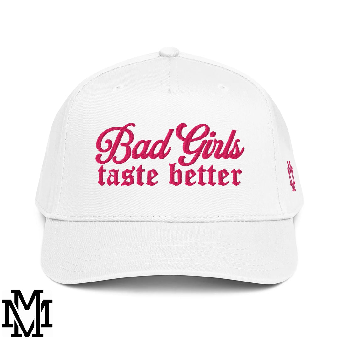 Bad Girls Taste Better Embroidered Baseball Snapback Hat