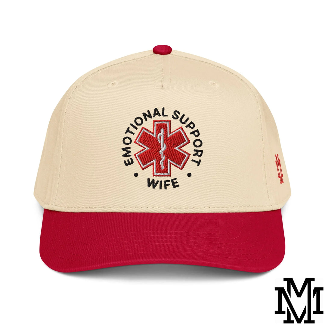 Emotional Support Wife Embroidered Baseball Snapback Hat