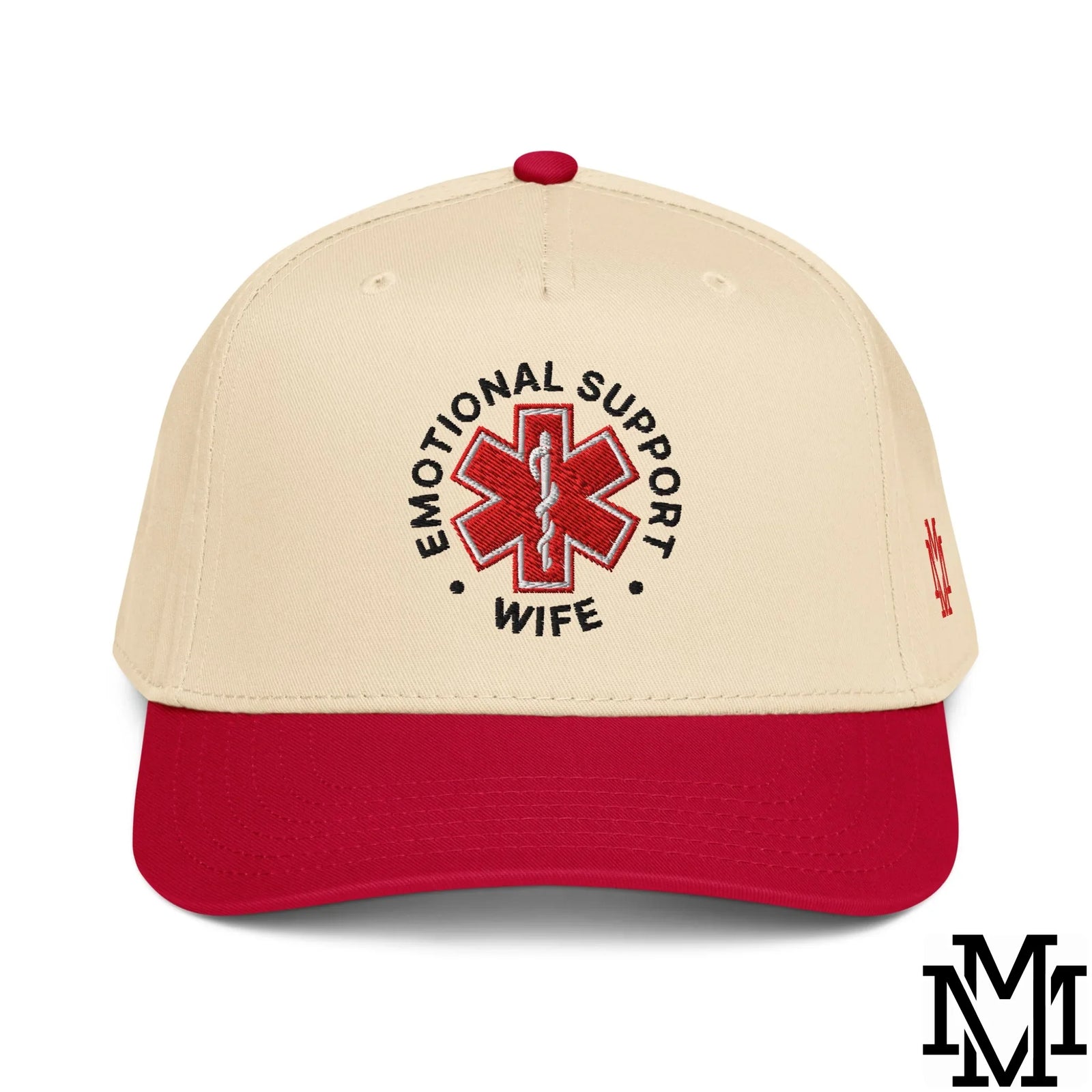 Emotional Support Wife Embroidered Baseball Snapback Hat