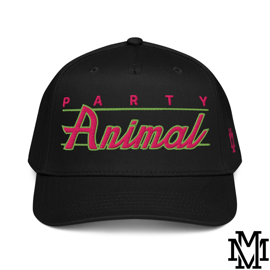 Party Animal Embroidered Baseball Snapback Hat
