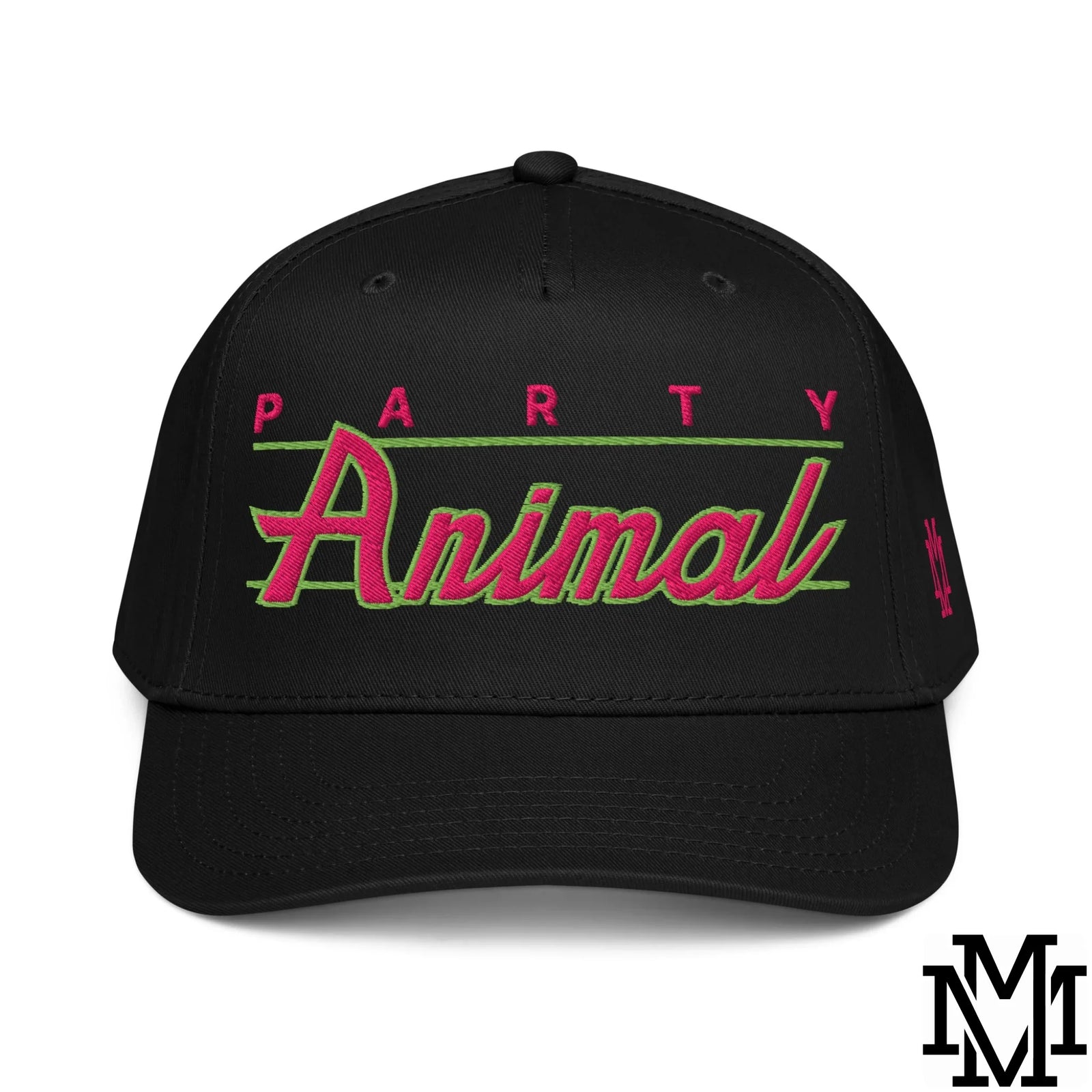 Party Animal Embroidered Baseball Snapback Hat