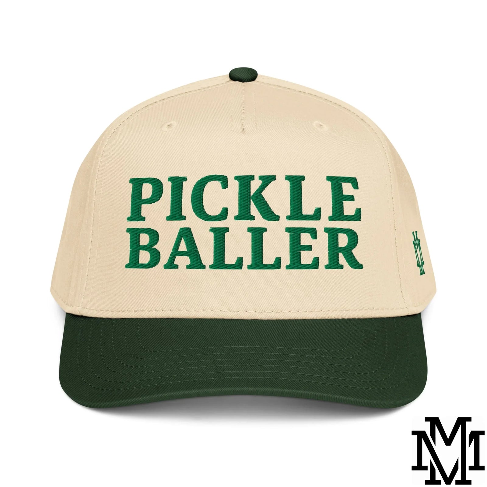 Pickle Baller Embroidered Baseball Snapback Hat