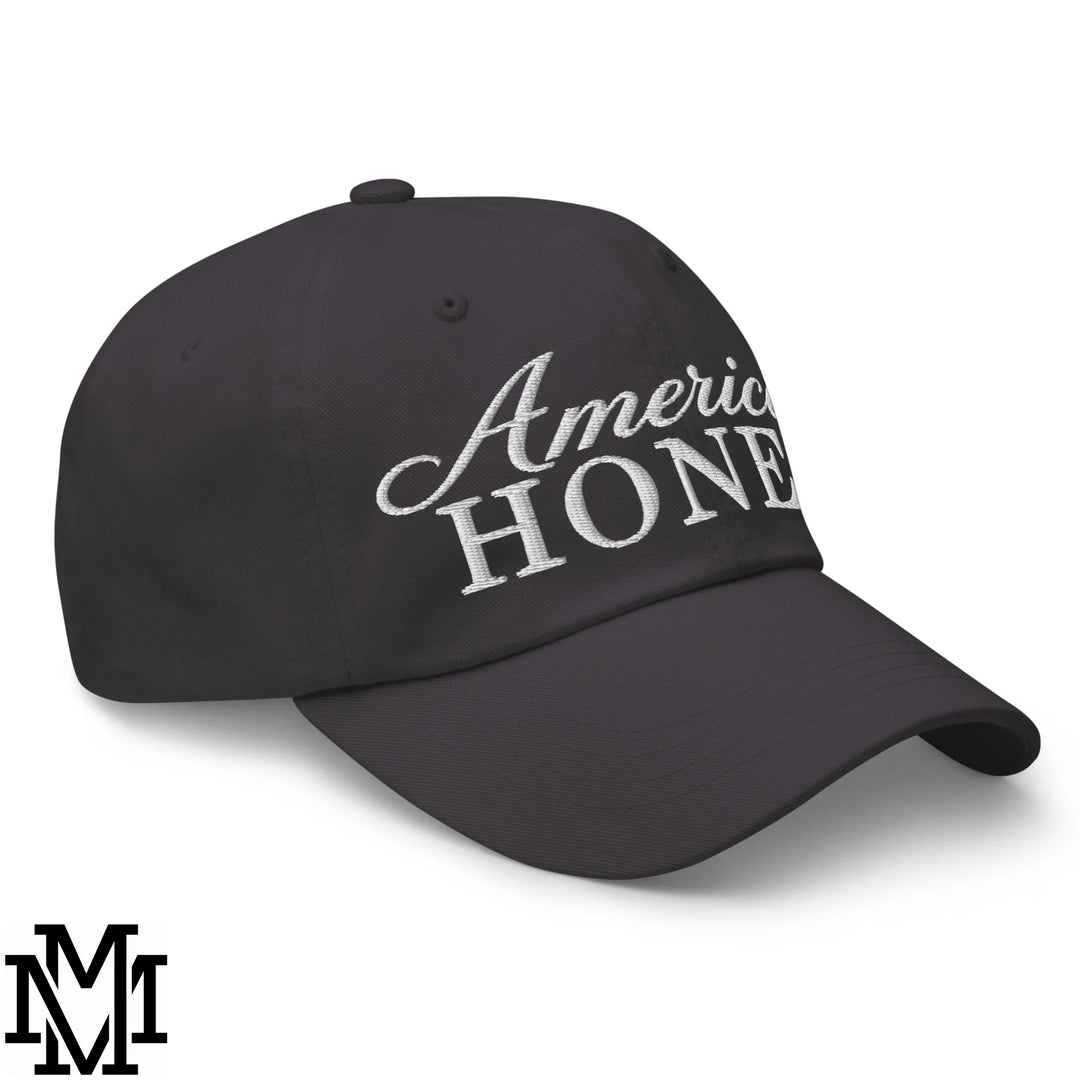 American Honey 4th of July Embroidered Unstructured Dad Hat - Dark Grey