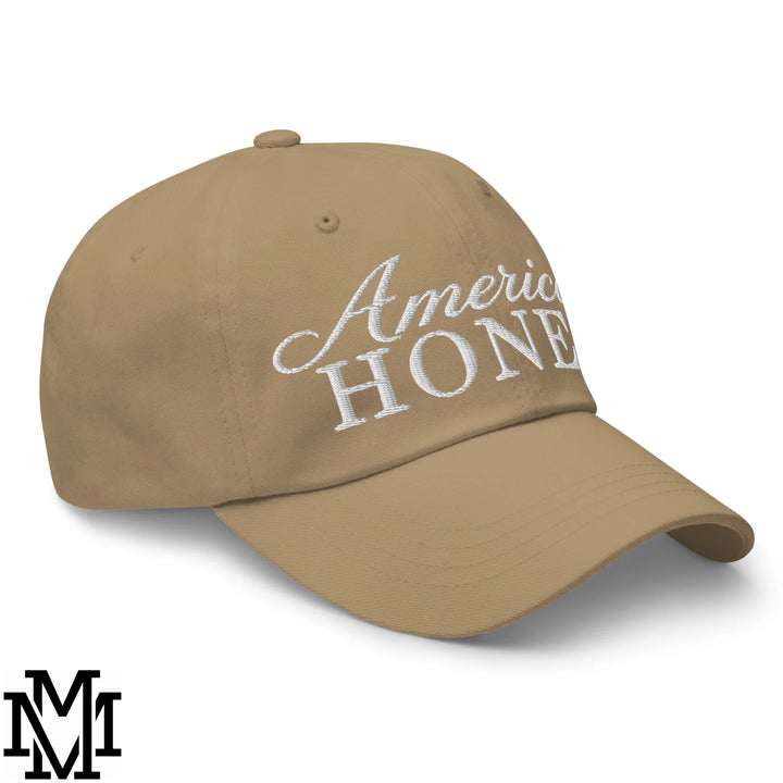 American Honey 4th of July Embroidered Unstructured Dad Hat - Khaki