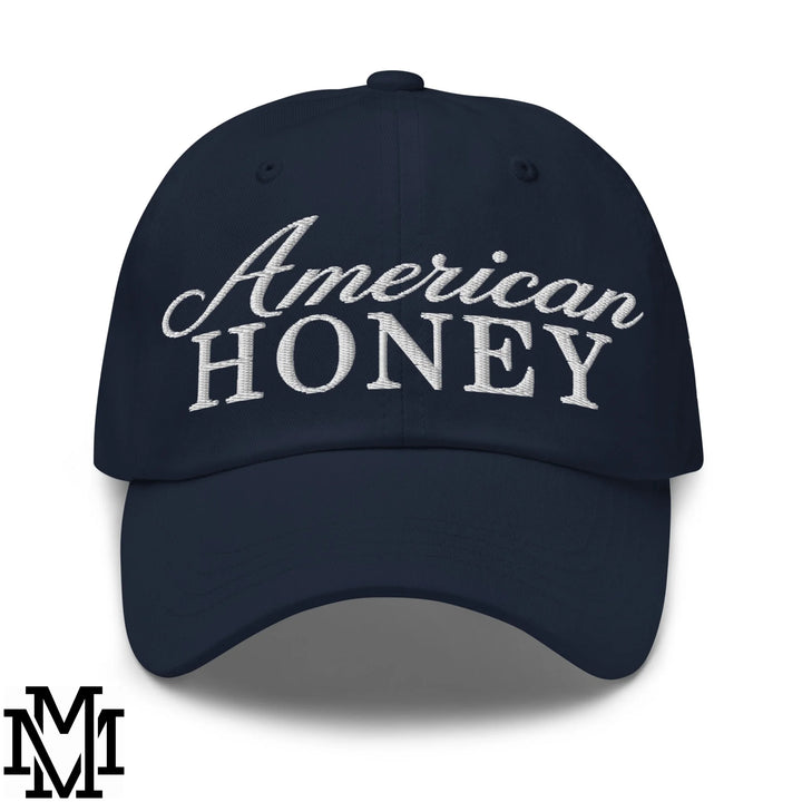 American Honey 4th of July Embroidered Unstructured Dad Hat - Navy