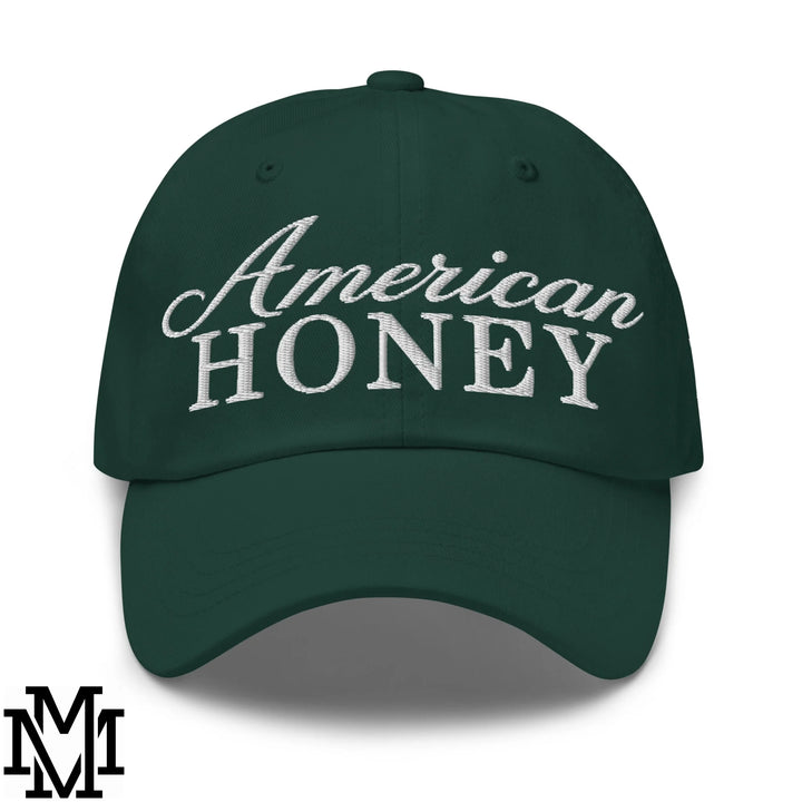 American Honey 4th of July Embroidered Unstructured Dad Hat - Spruce