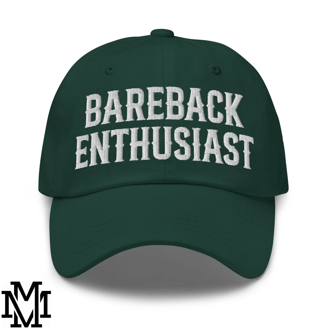 Bareback Enthusiast Embroidered Unstructured Dad Hat - Spruce