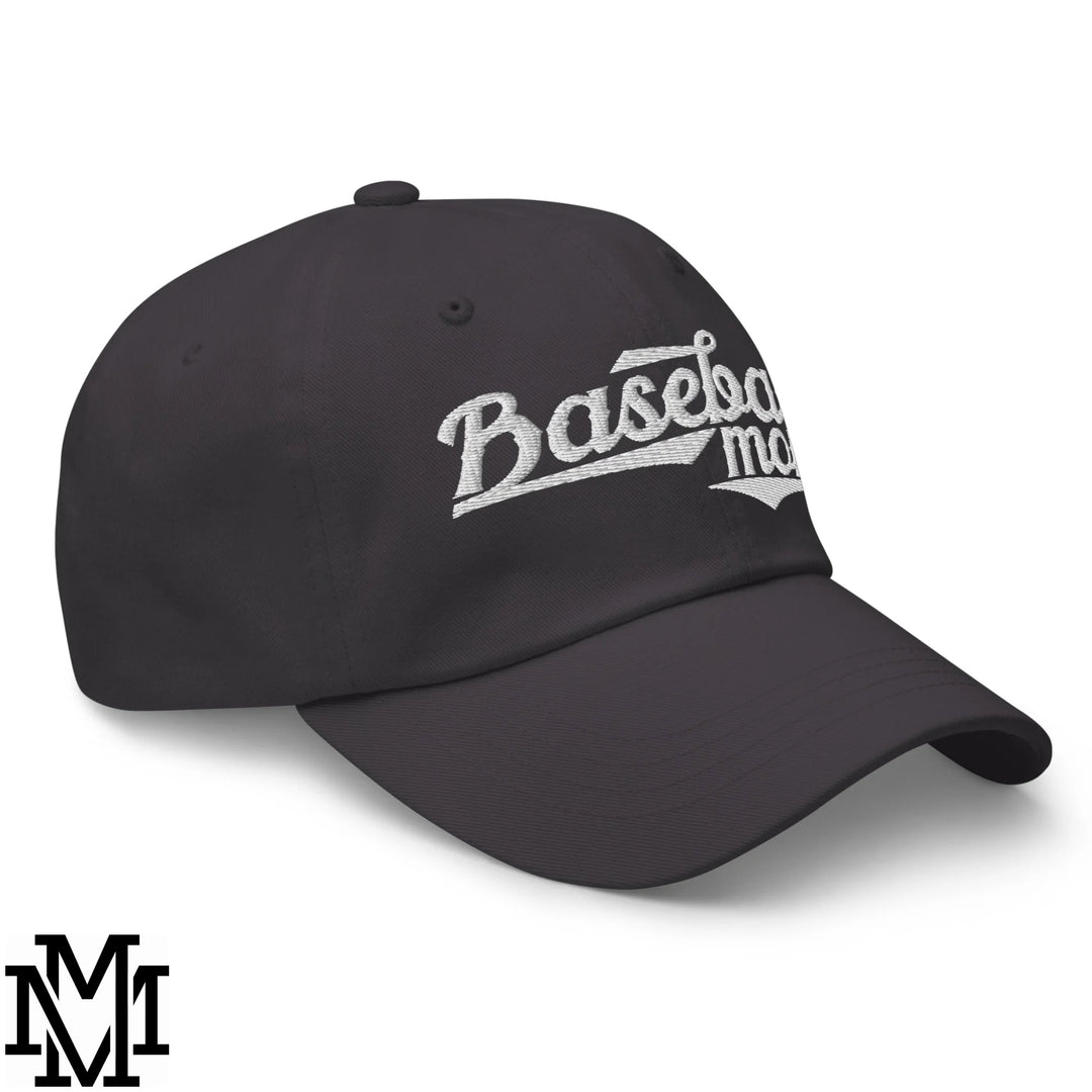 Baseball Mom Embroidered Unstructured Dad Hat - Dark Grey