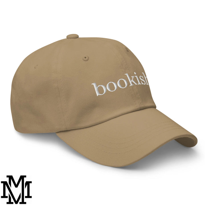 Bookish Embroidered Unstructured Dad Hat - Khaki