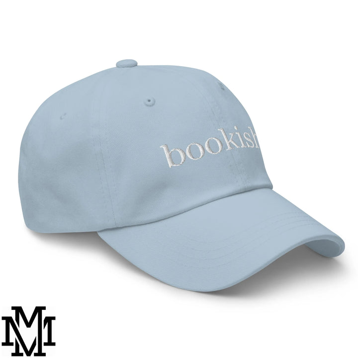 Bookish Embroidered Unstructured Dad Hat - Light Blue