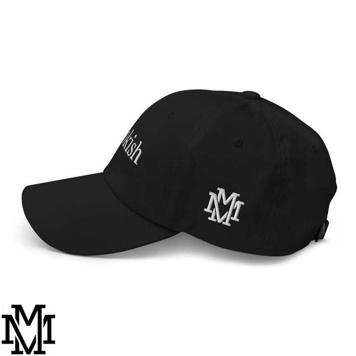 Bookish Embroidered Unstructured Dad Hat - Black