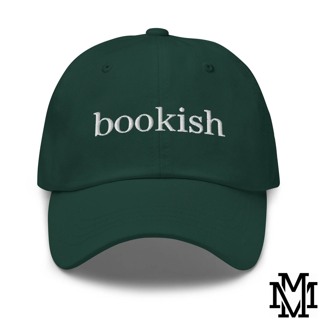 Bookish Embroidered Unstructured Dad Hat - Spruce
