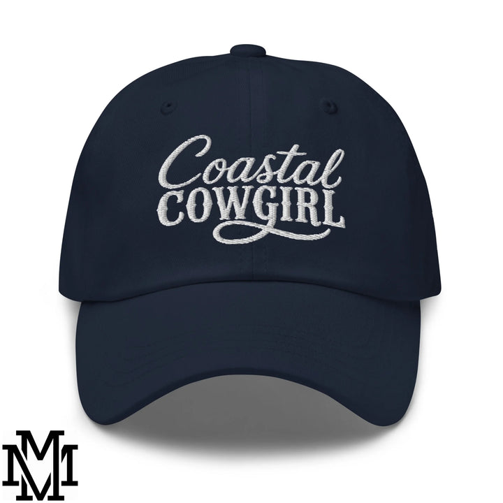Coastal Cowgirl Embroidered Unstructured Dad Hat - Navy