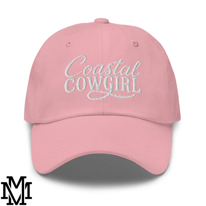 Coastal Cowgirl Embroidered Unstructured Dad Hat - Pink