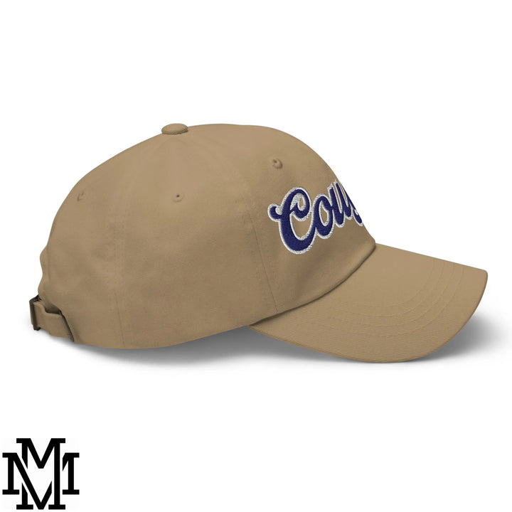 Cougar Embroidered Unstructured Dad Hat - Khaki