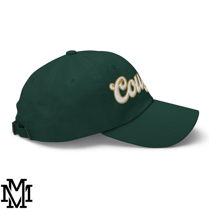 Cougar Embroidered Unstructured Dad Hat - Spruce
