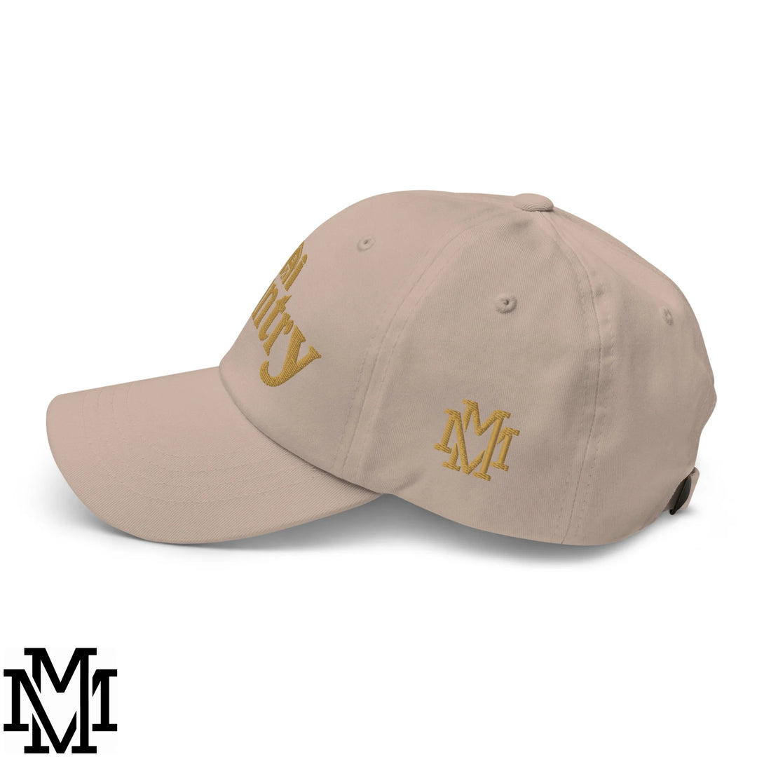 Cuntry Embroidered Unstructured Dad Hat - Stone
