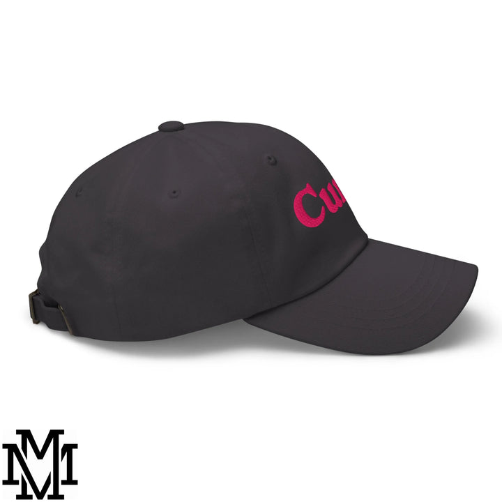 Cunty Embroidered Unstructured Dad Hat - Dark Grey
