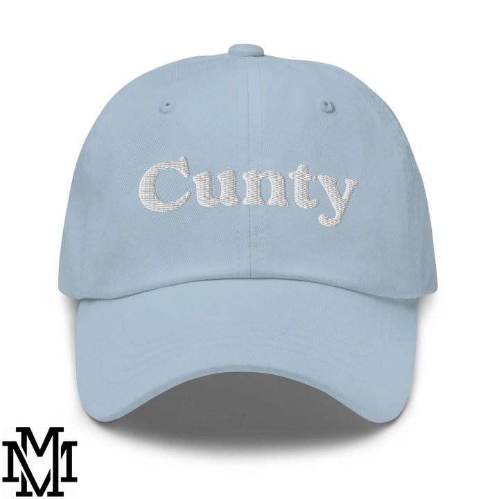 Cunty Embroidered Unstructured Dad Hat - Light Blue