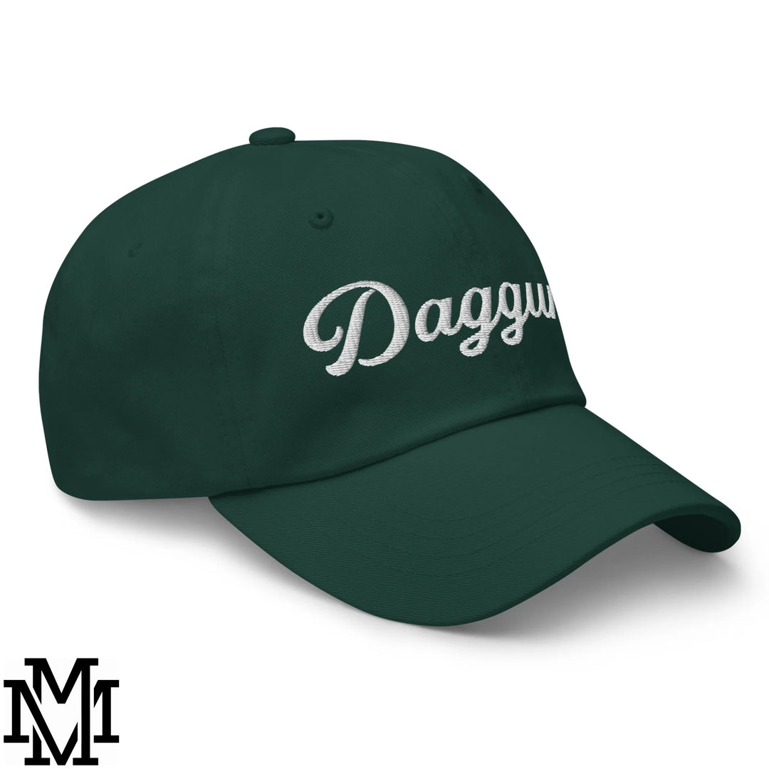 Daggum Embroidered Unstructured Dad Hat - Spruce