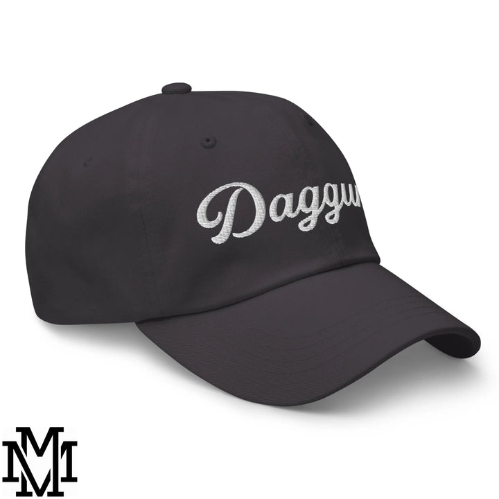 Daggum Embroidered Unstructured Dad Hat - Dark Grey