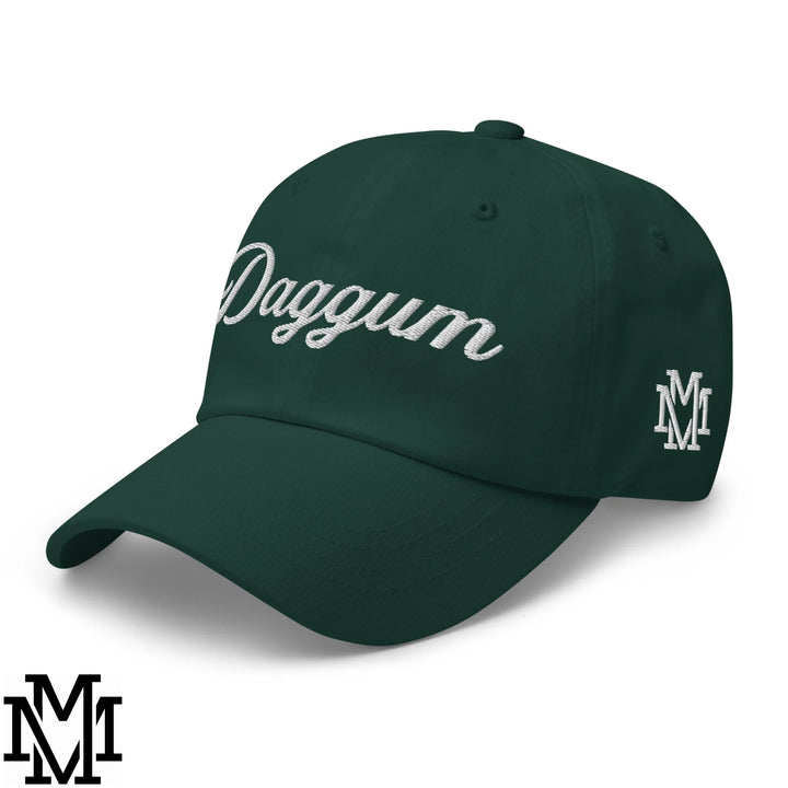 Daggum Embroidered Unstructured Dad Hat - Spruce
