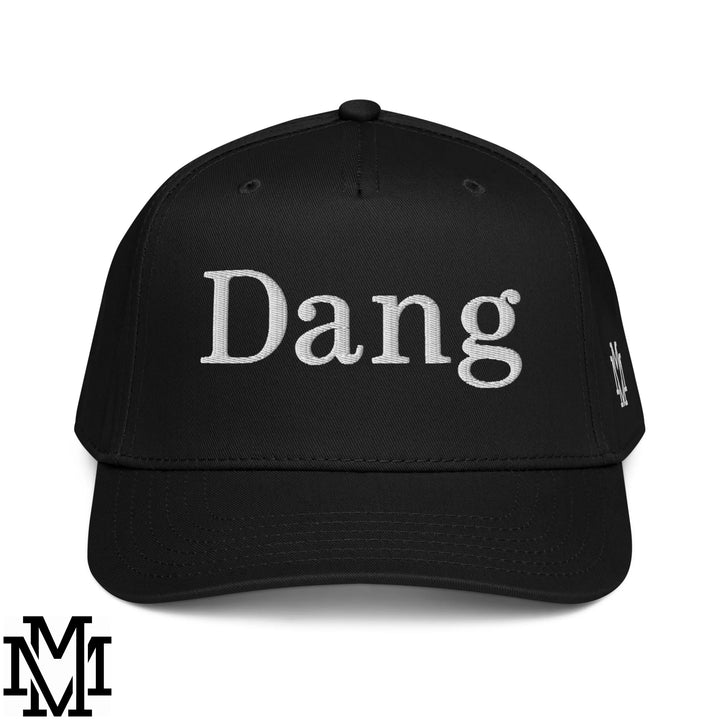 Dang Embroidered Baseball Snapback Hat - Black