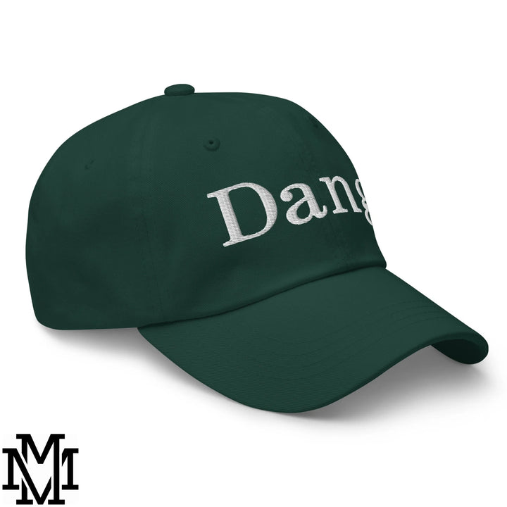 Dang Embroidered Unstructured Dad Hat - Spruce