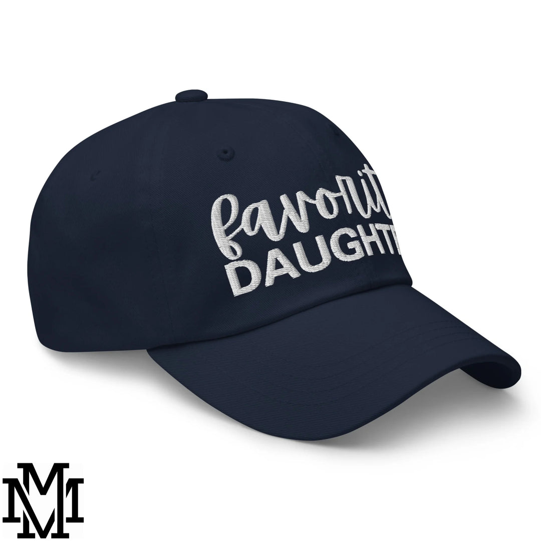 Favorite Daughter Embroidered Unstructured Dad Hat - Navy