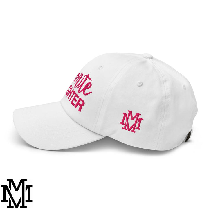 Favorite Daughter Embroidered Unstructured Dad Hat - White