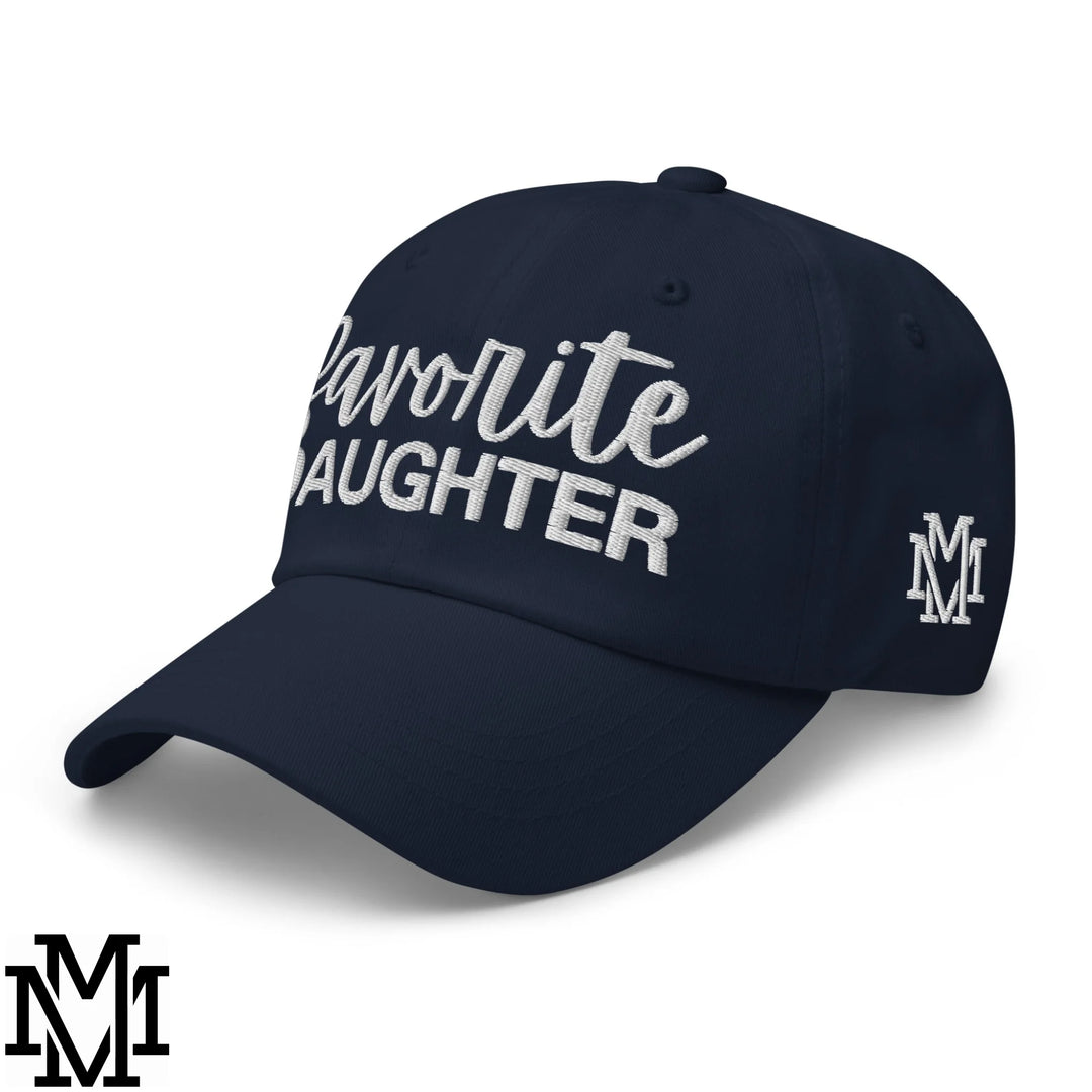 Favorite Daughter Embroidered Unstructured Dad Hat - Navy