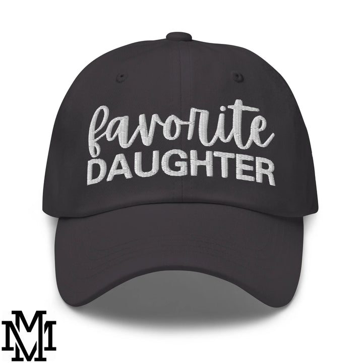 Favorite Daughter Embroidered Unstructured Dad Hat - Dark Grey