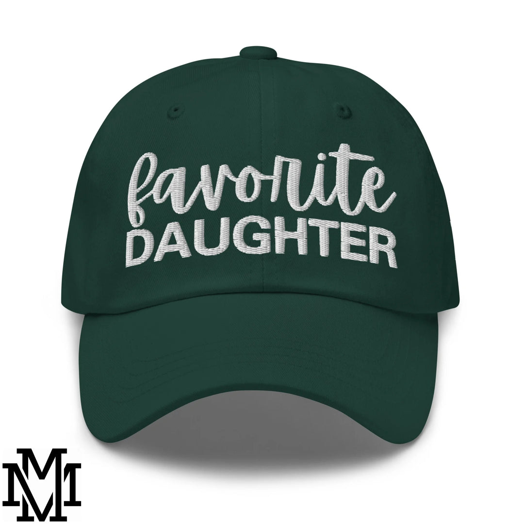Favorite Daughter Embroidered Unstructured Dad Hat - Spruce