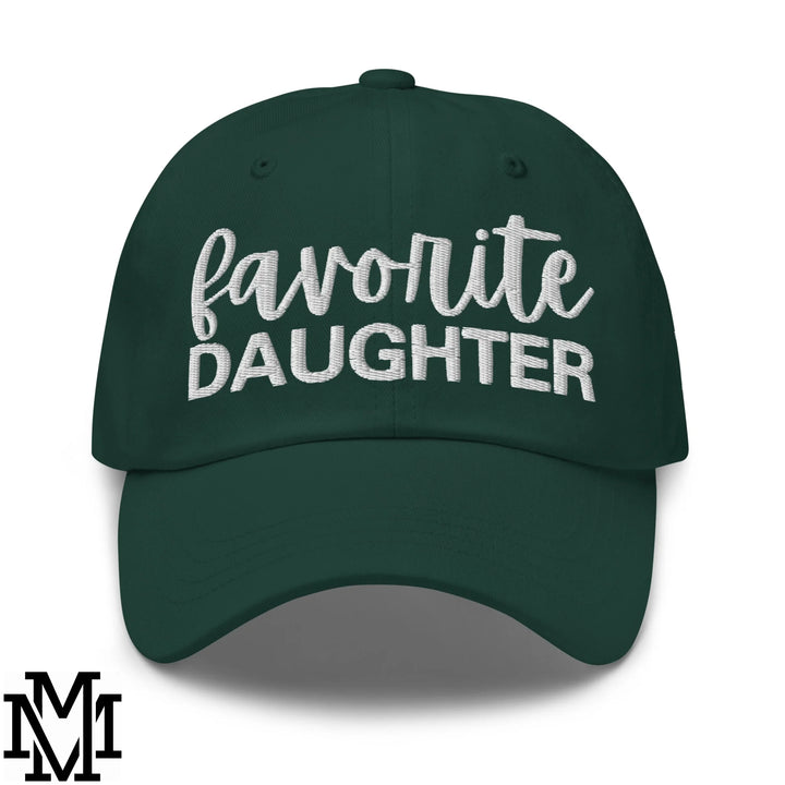 Favorite Daughter Embroidered Unstructured Dad Hat - Spruce