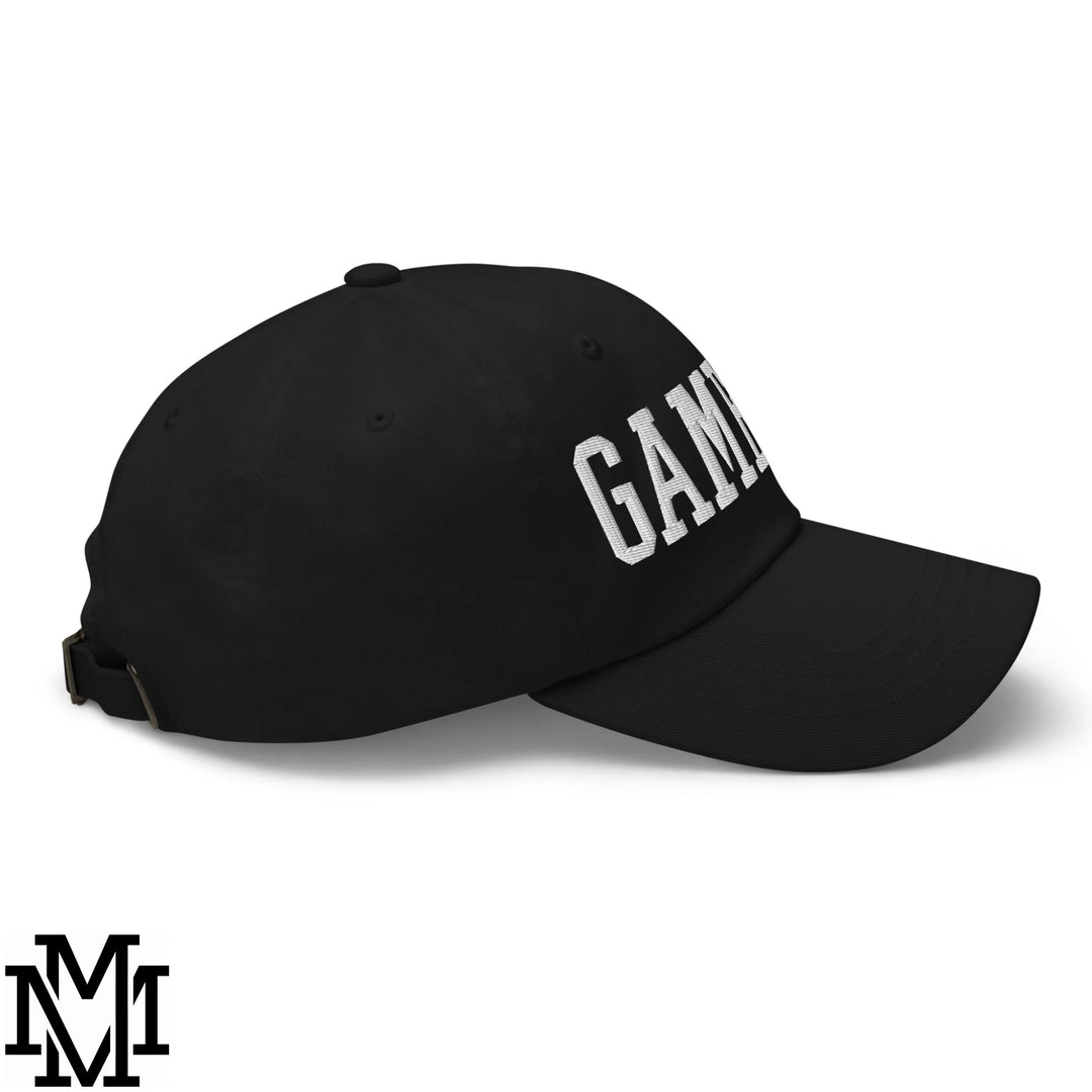 Gameday Embroidered Unstructured Dad Hat - Black