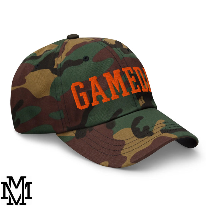 Gameday Embroidered Unstructured Dad Hat - Green Camo