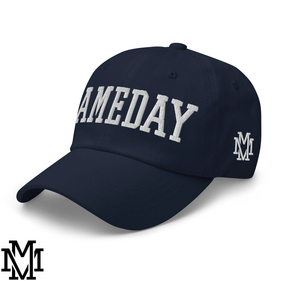Gameday Embroidered Unstructured Dad Hat - Navy