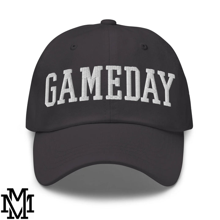 Gameday Embroidered Unstructured Dad Hat - Dark Grey