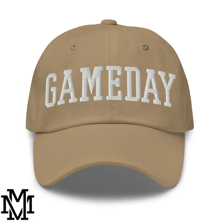 Gameday Embroidered Unstructured Dad Hat - Khaki