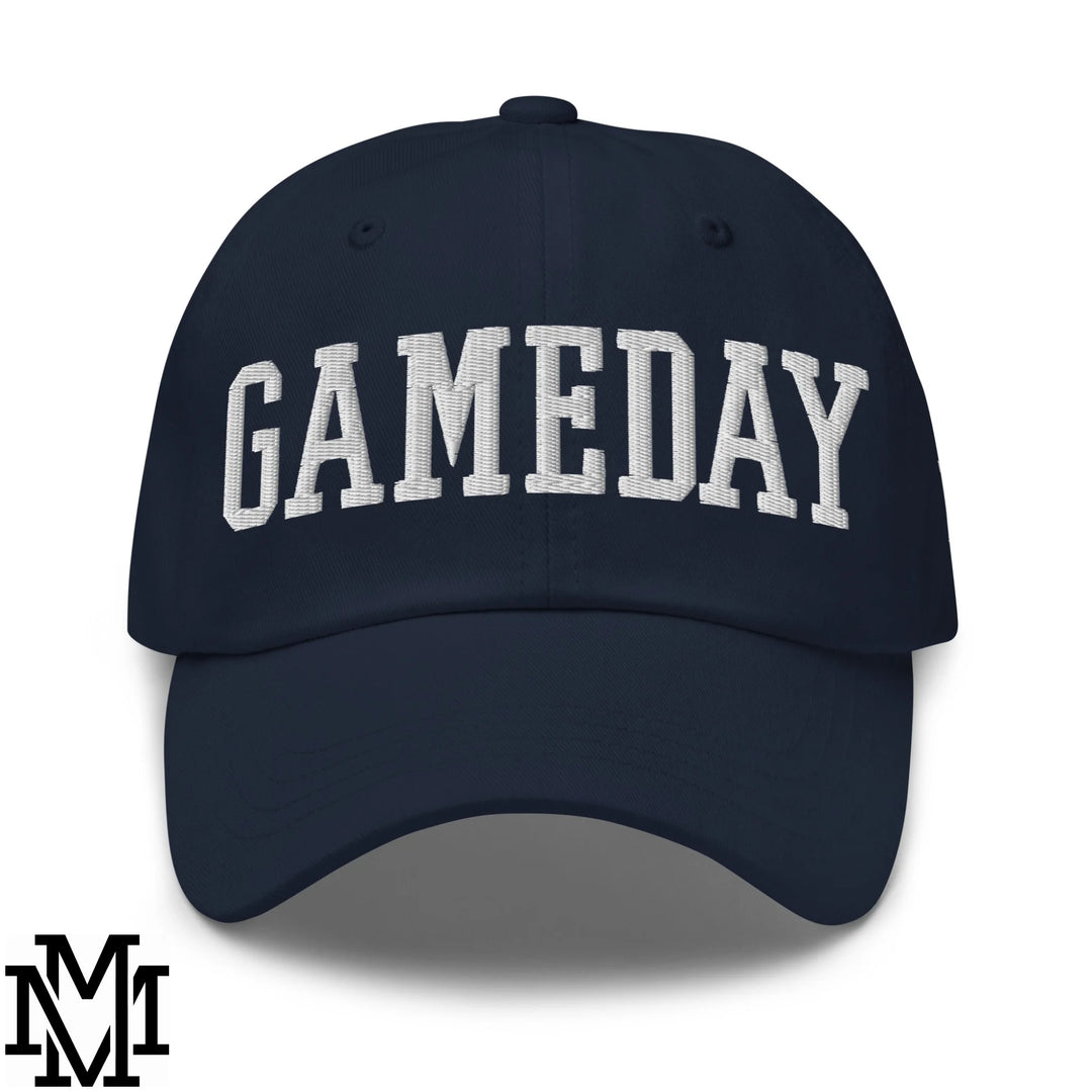 Gameday Embroidered Unstructured Dad Hat - Navy