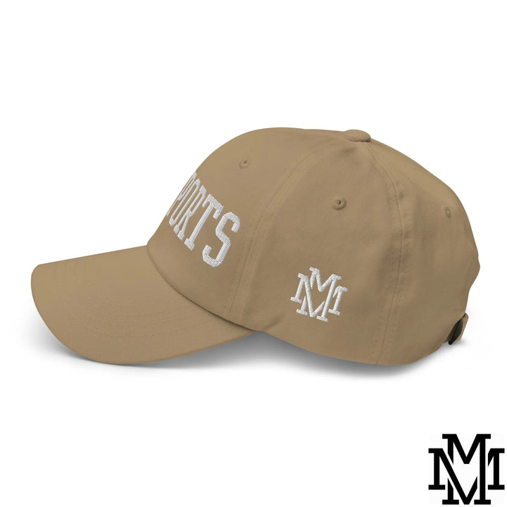 Go Sports Embroidered Unstructured Dad Hat - Khaki