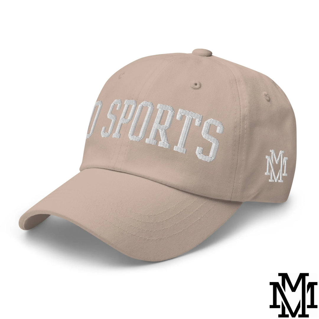 Go Sports Embroidered Unstructured Dad Hat - Stone