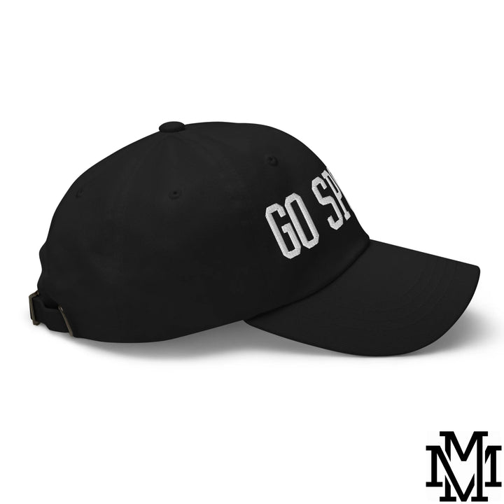 Go Sports Embroidered Unstructured Dad Hat - Black