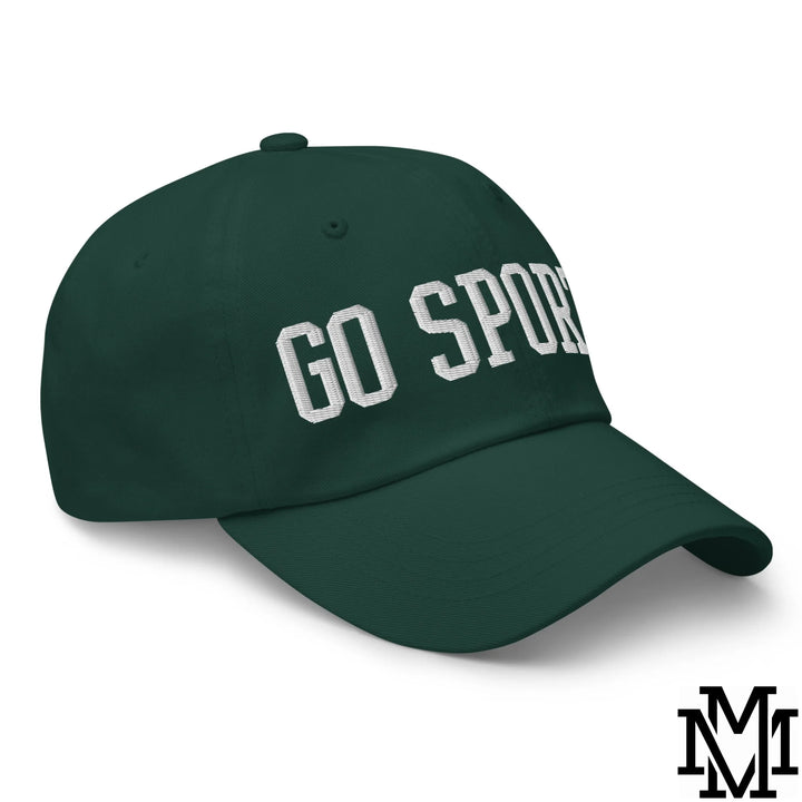 Go Sports Embroidered Unstructured Dad Hat - Spruce