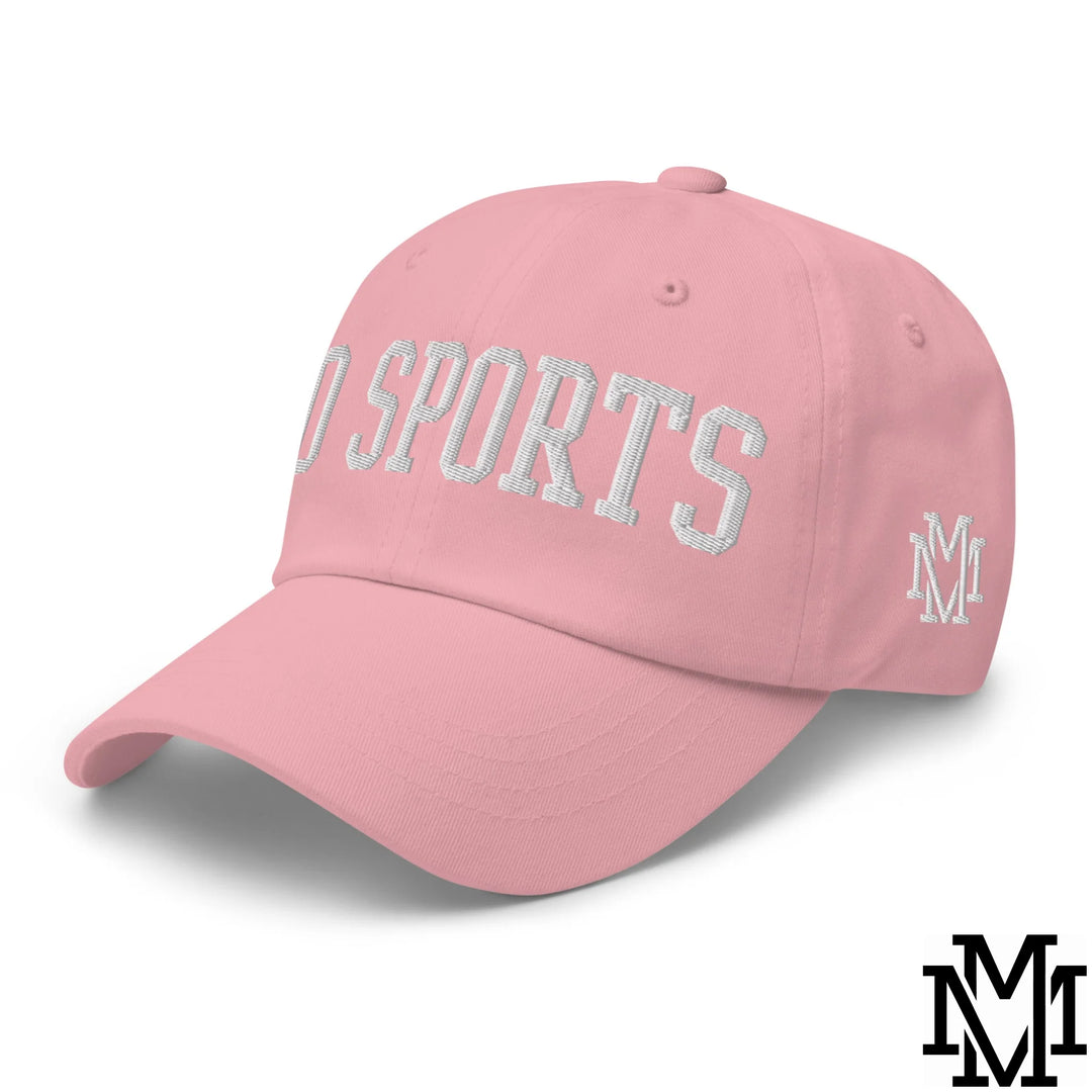 Go Sports Embroidered Unstructured Dad Hat - Pink