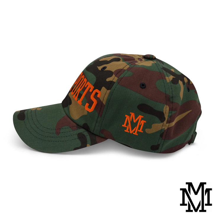 Go Sports Embroidered Unstructured Dad Hat - Green Camo