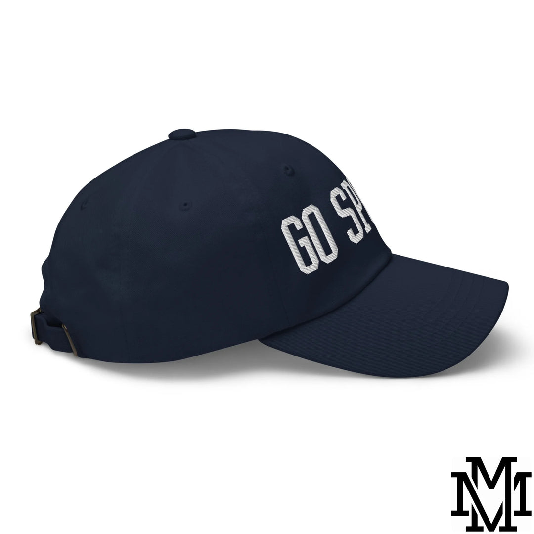 Go Sports Embroidered Unstructured Dad Hat - Navy