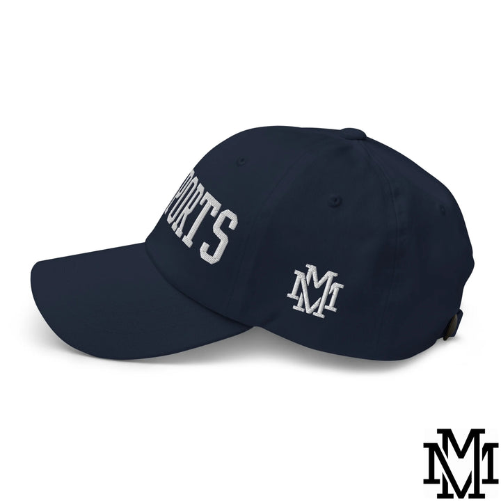 Go Sports Embroidered Unstructured Dad Hat - Navy