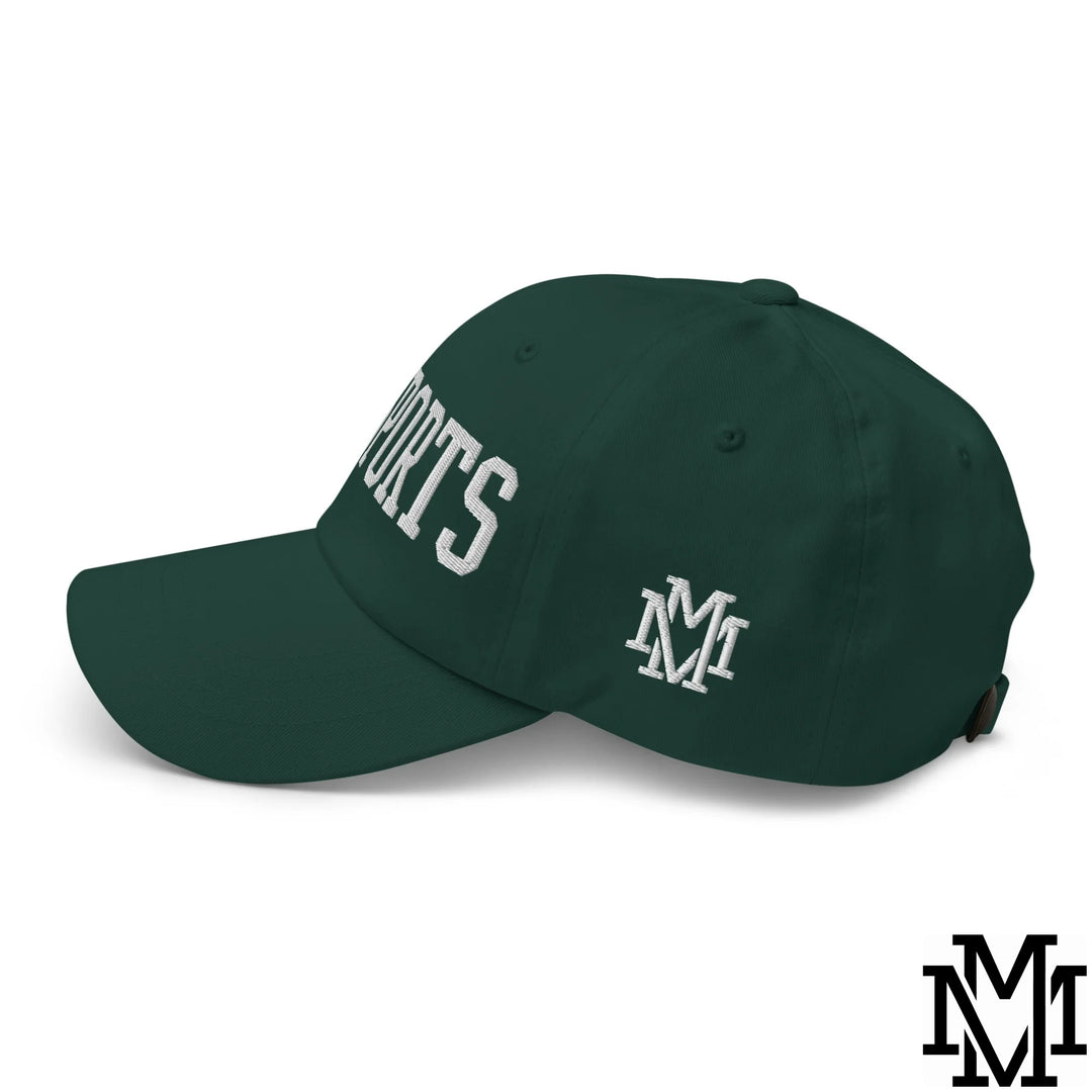 Go Sports Embroidered Unstructured Dad Hat - Spruce