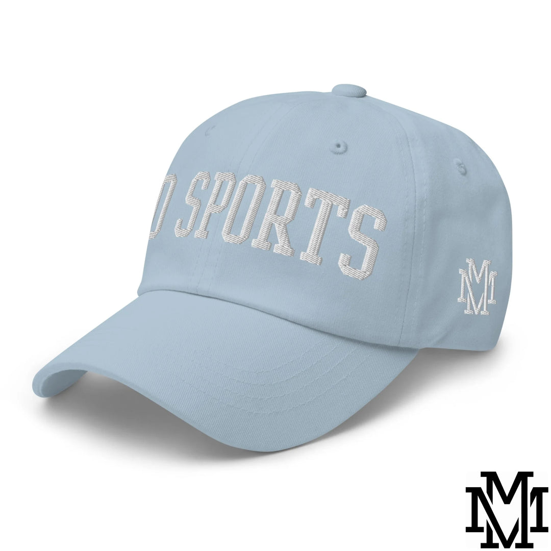 Go Sports Embroidered Unstructured Dad Hat - Light Blue